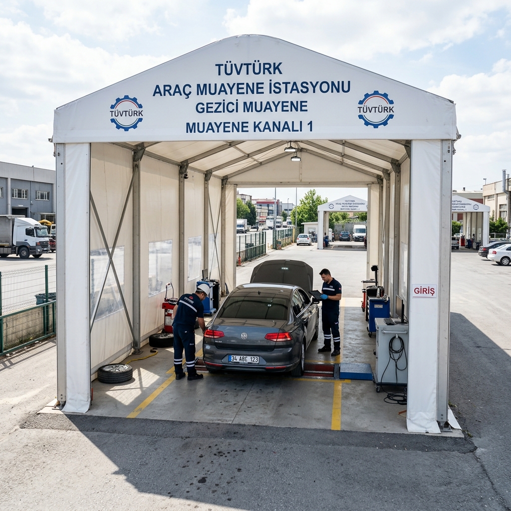 Endüstriyel Çadır Araç Muayene İstasyonu Çadırları İmalatı ve Fiyatları