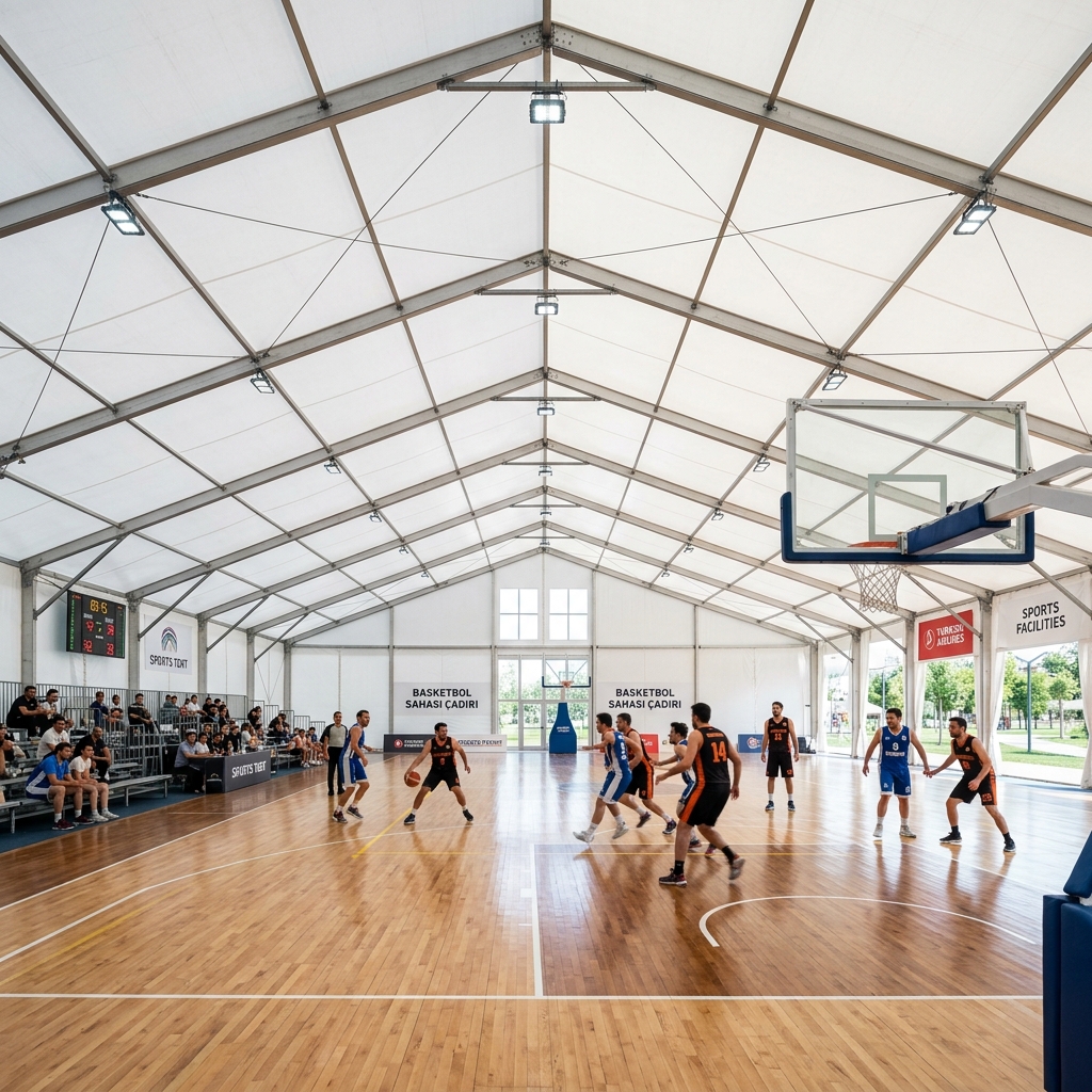 Bitlis Basketbol Sahası Kapama Çadırı İmalatı ve Fiyatları